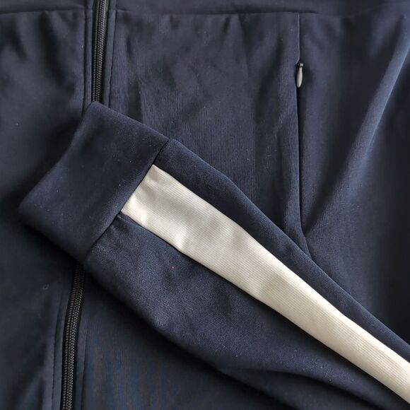 Garage navy white striped track suit size L - Picture 8 of 8